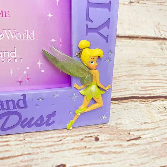 DISNEY PARKS Tinkerbell Fairy Picture Frame 4x6 - Picture 2 of 4